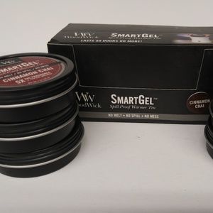 6 Woodwick SmartGel Spill-Proof Warmer Tins 1 Oz.